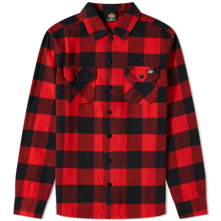 Photo: Dickies Men's New Sacramento Check Shirt in Red