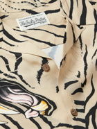 Wacko Maria - Tim Lehi Convertible-Collar Printed Woven Shirt - Neutrals