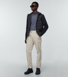 Herno - Down-paneled wool and cotton jacket