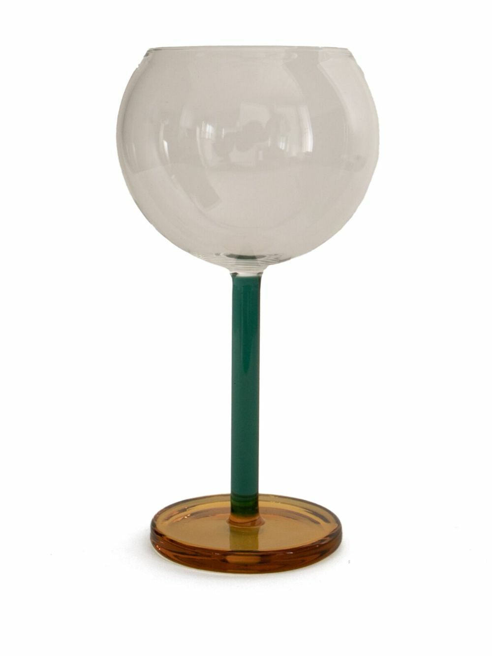 Sophie Lou Jacobsen Green, Orange And Pink Two-Piece Glass Set