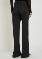 Aaron Esh Puddle Flared-leg Trousers Black