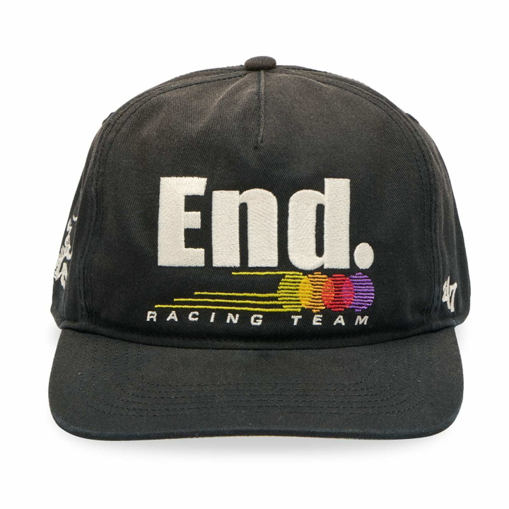 Photo: END. Racing Team Hitch Cap in Washed Black 