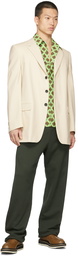 Dries Van Noten SSENSE Exclusive Beige Twill Blazer