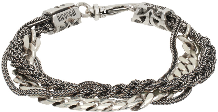 Emanuele Bicocchi Round Braided Silver Necklace main image 0