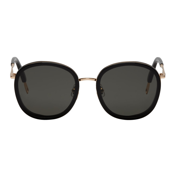 ジェントルモンスター　サングラス　Ollie　ゴールドカラー×ブラック Gentle Monster Black Ollie Sunglasses Gentle Monster