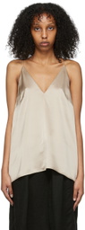 House of Dagmar Beige Ceres Tank Top