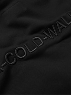 A-COLD-WALL* - Logo-Embroidered Cotton-Jersey Zip-Up Hoodie - Black