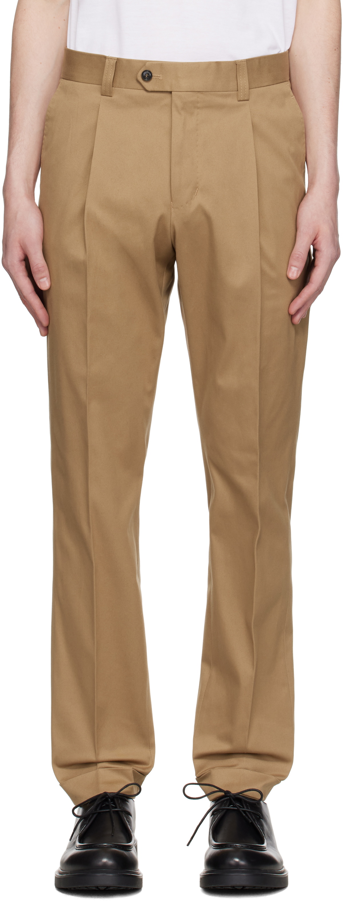 Tiger of Sweden Beige Tenuta P Cotton Chino Trousers