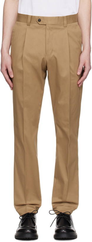 Photo: Tiger of Sweden Beige Tenuta P Cotton Chino Trousers