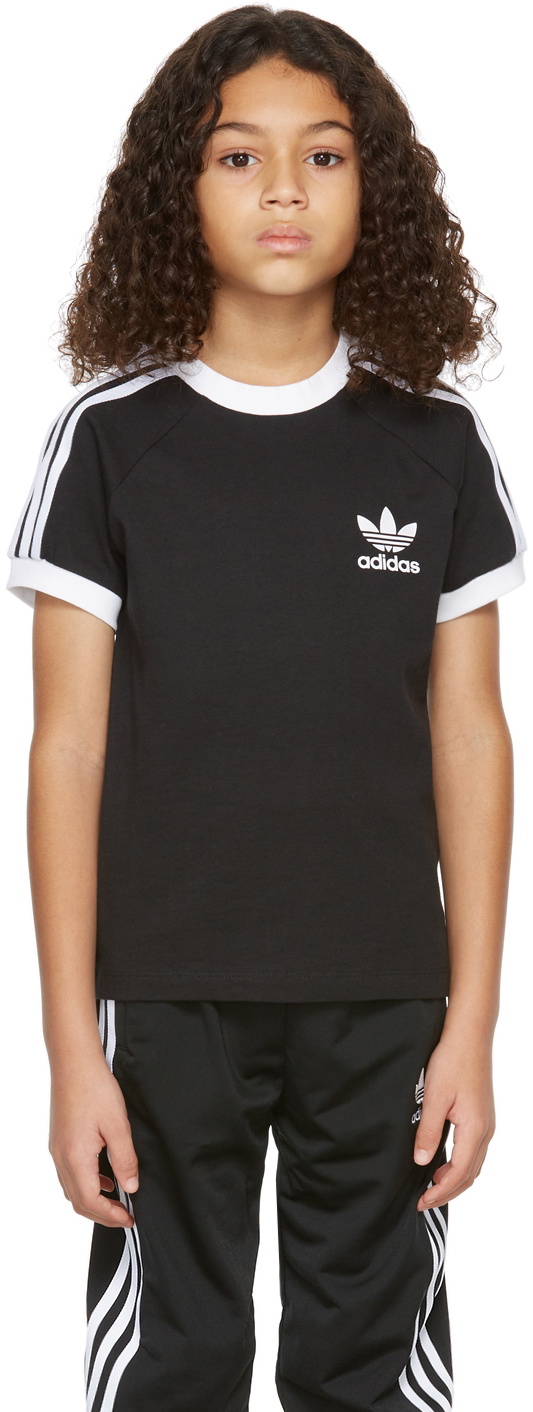 Adidas t shirt for girls black best sale