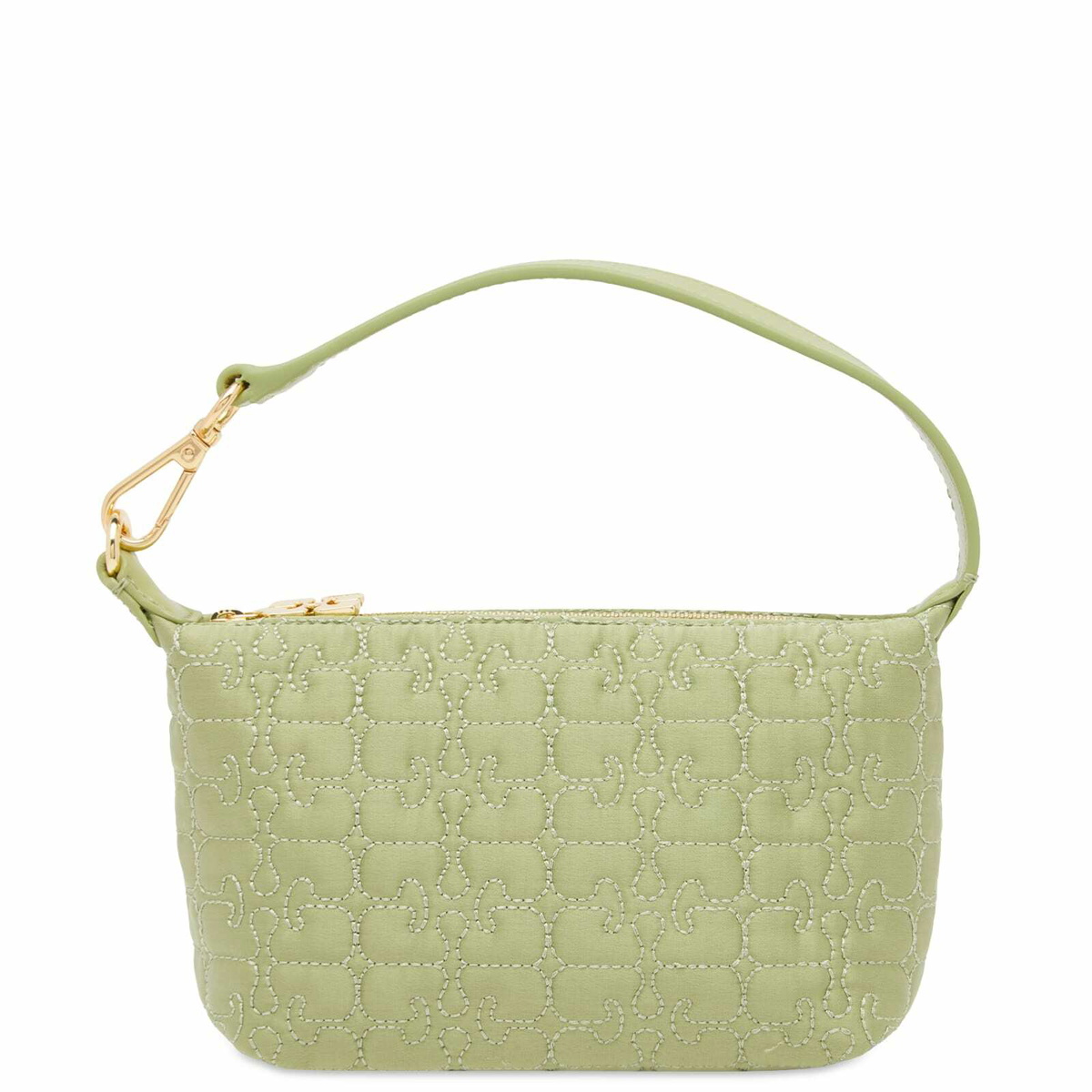 GANNI Women's Butterfly Small Pouch in Mosstone