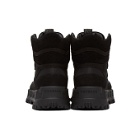 Versace Black Nubuck Hiking Boots