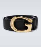 Gucci - G buckle leather belt