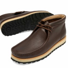 Clarks Originals Men's Wallabee Scout in Brown Scotch Grain