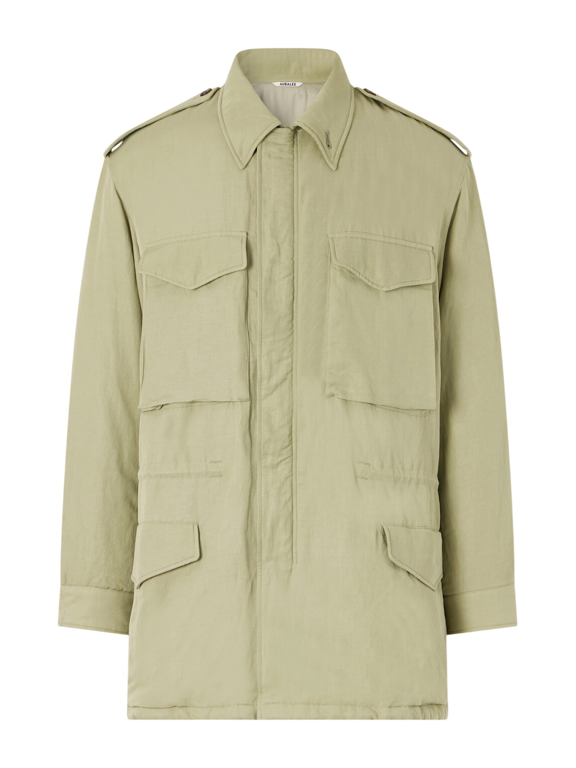Auralee Finx chambray down coat Auralee
