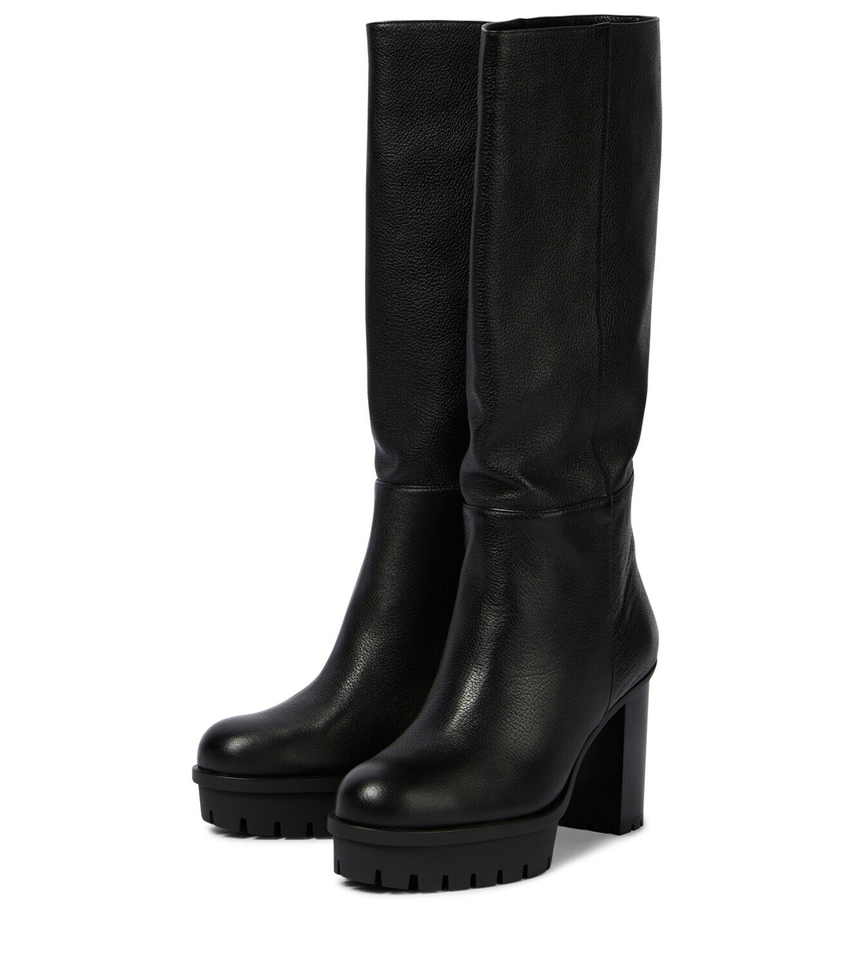 Aquazzura Beau Soleil 60 leather knee-high boots Aquazzura