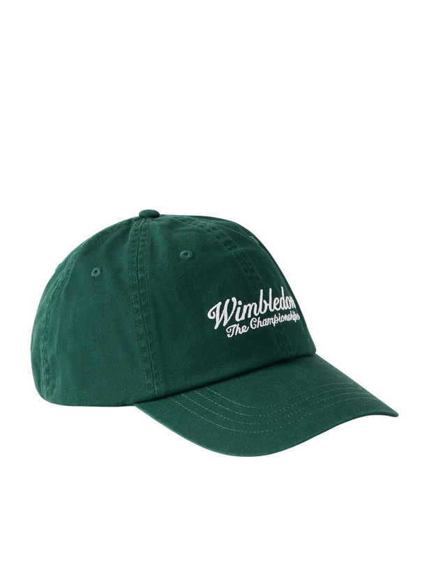 Photo: Polo Ralph Lauren - Wimbledon Logo-Embroidered Cotton-Twill Baseball Cap