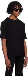 Peter Do Black Creased T-Shirt