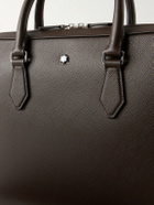 Montblanc - Logo-Appliquéd Textured-Leather Briefcase