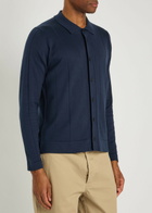 John Smedley Floyd Cotton Cardigan Navy