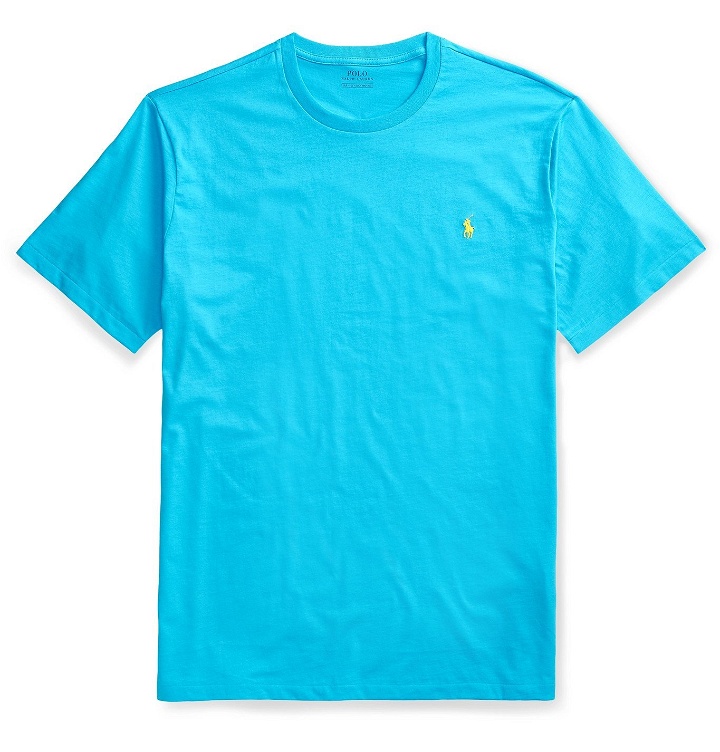 Photo: Polo Ralph Lauren - Cotton-Jersey T-Shirt - Blue