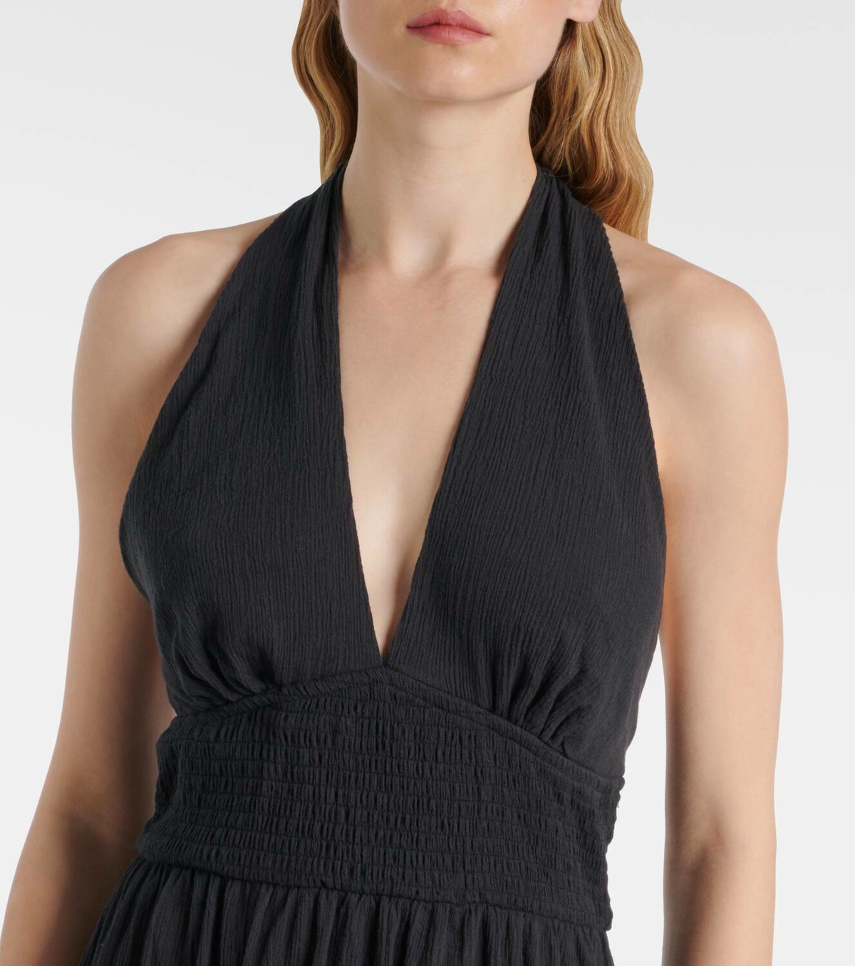 Heidi Klein Salis shirred cotton maxi dress Heidi Klein