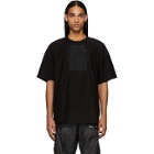 Doublet Black Disguise Embroidery T-Shirt