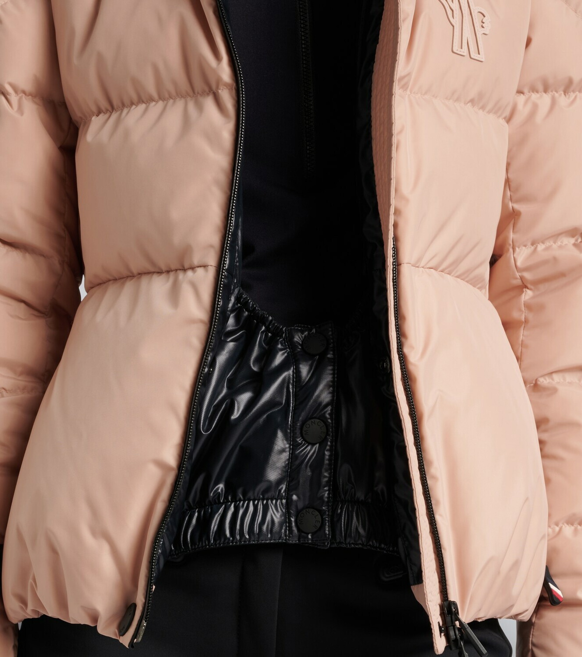 Moncler Grenoble Bouquetin belted hooded down ski jacket