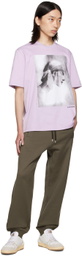 Lanvin Taupe Side Curb Sweatpants