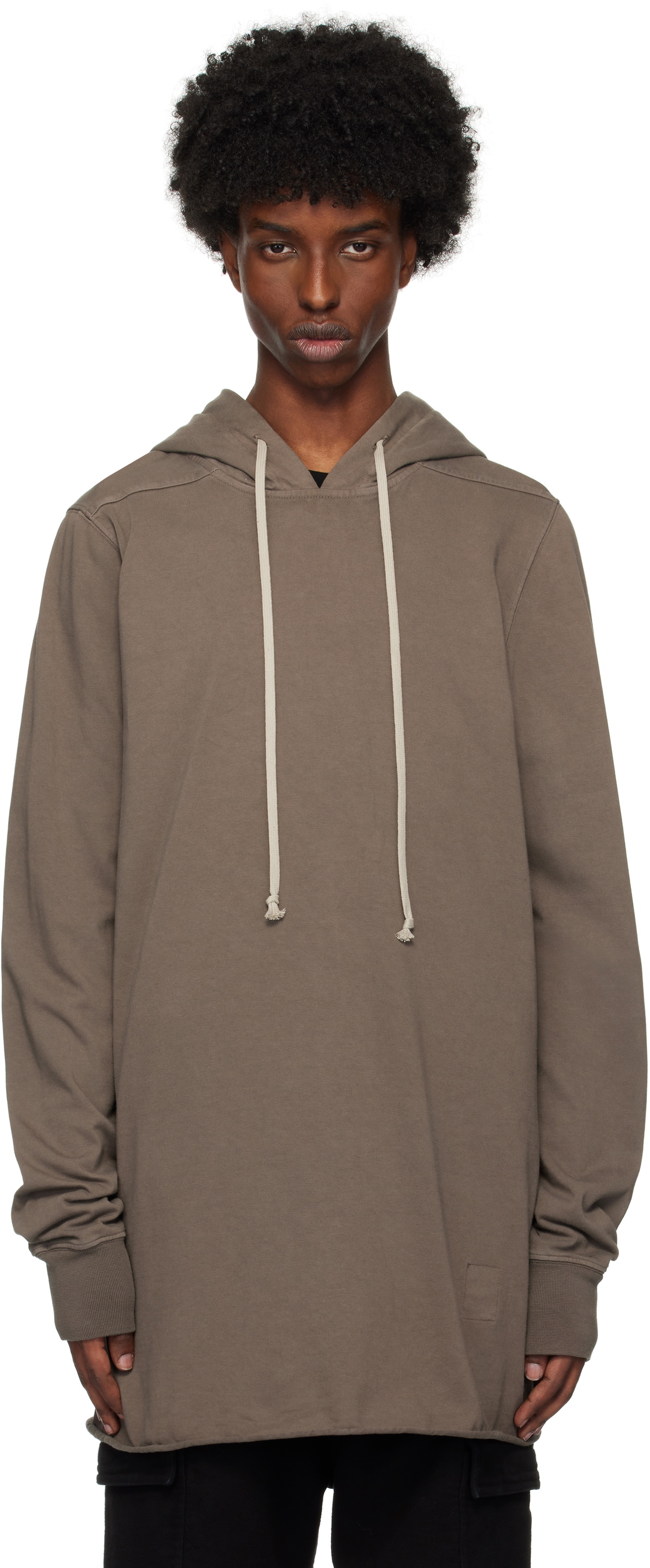 Rick Owens DRKSHDW Gray Porterville Pullover Hoodie