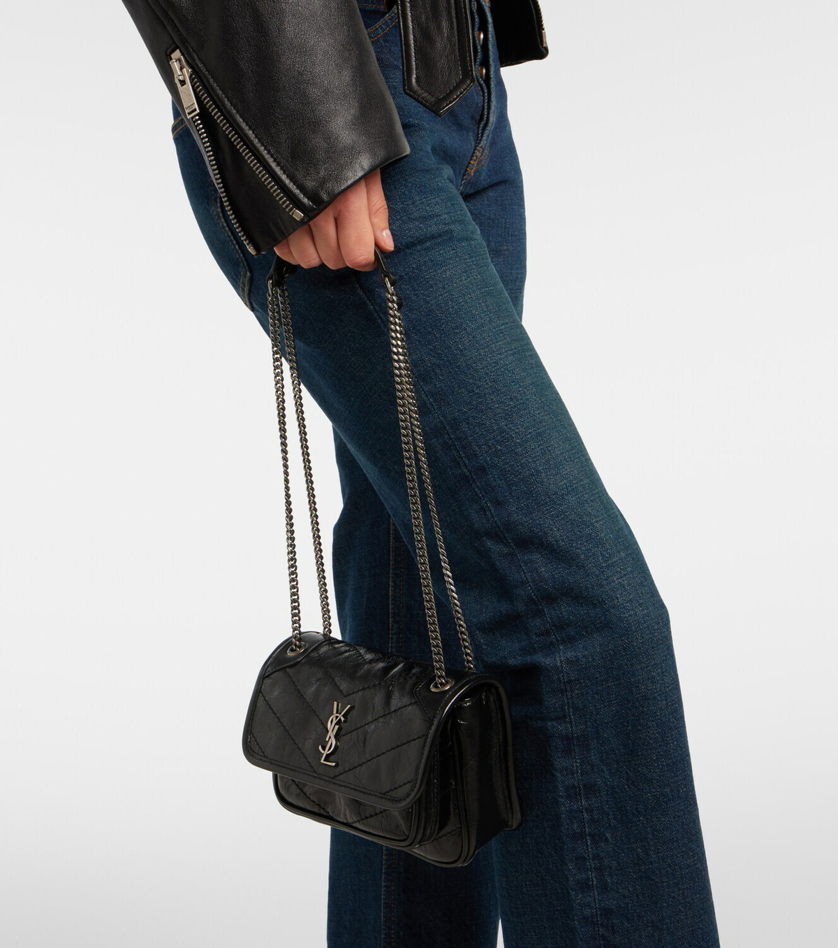 Saint Laurent Niki Mini leather shoulder bag