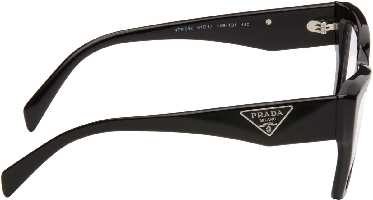 Prada Eyewear Black Acetate Glasses Prada display picture 2