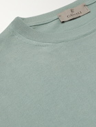 CANALI - Slim-Fit Cotton Sweater - Green - IT 58