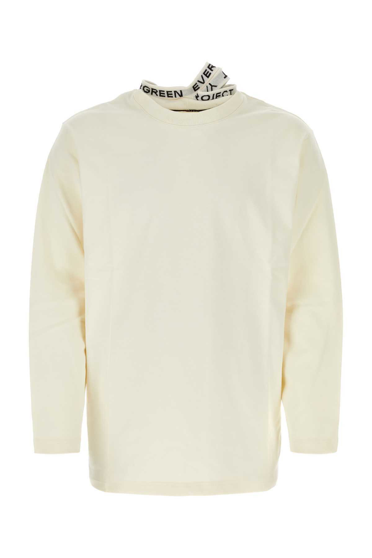 Y/Project Gray Double Collar Long Sleeve T-Shirt Y/Project