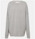Extreme Cashmere N°315 Sweat cashmere-blend sweatshirt