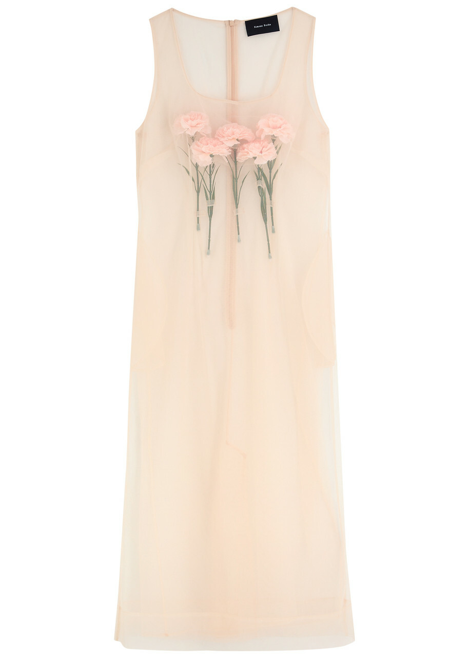 ワンピース SIMONE ROCHA RIBBED MULTI SNAP BIAS CUT DRESS Simone Rocha Ribbed Multi Snap Bias Cut Dress | italist