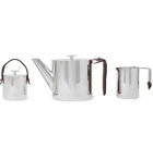 Ralph Lauren Home - Wyatt Stainless Steel and Leather Tea Set - Silver