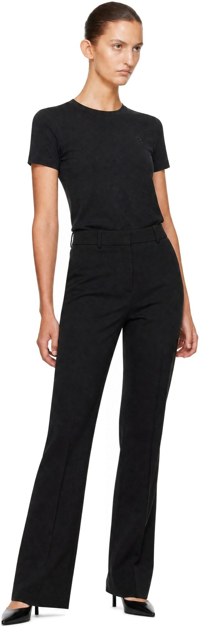 BALMAIN Black Tailored Trousers