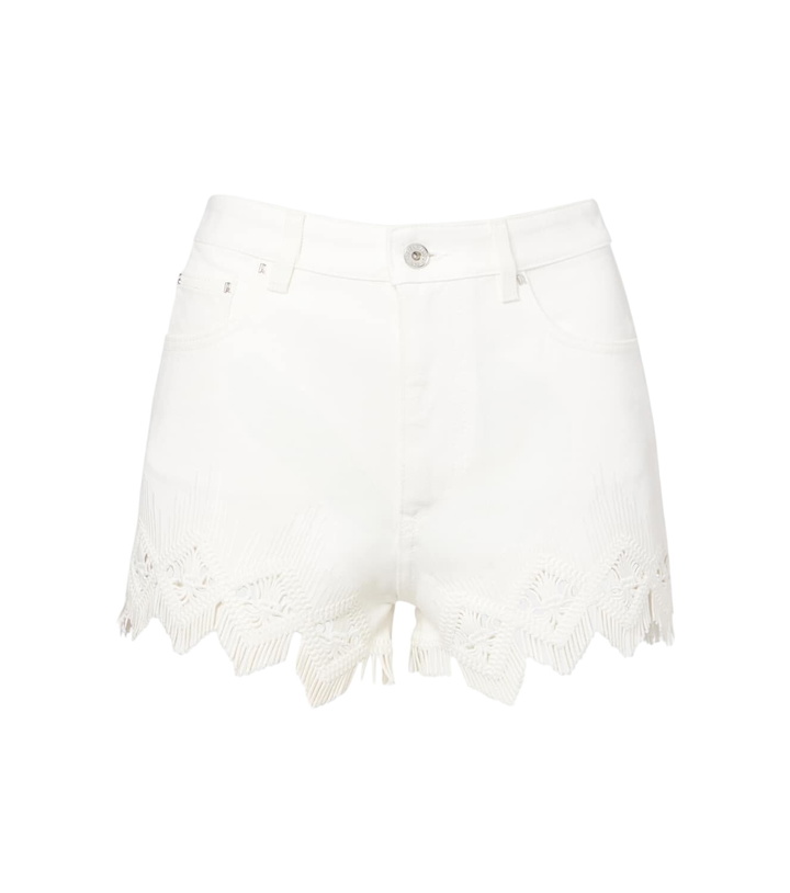 Photo: Rabanne Macramé cotton shorts