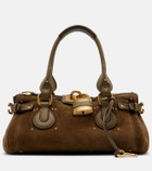 Chloé Paddington Medium suede shoulder bag
