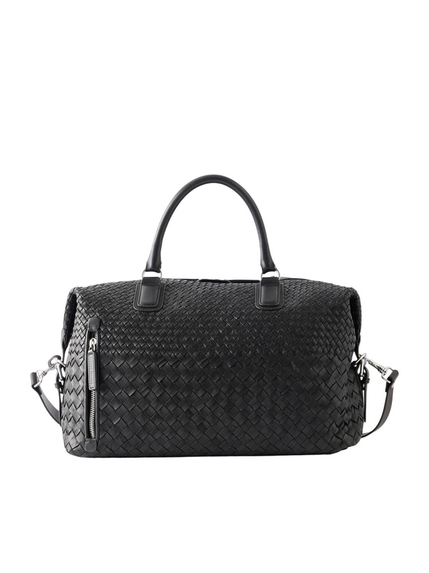 Photo: Officine Creative - Woven Leather Weekend Bag