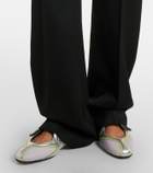 The Attico Virgin wool wide-leg pants