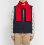 A.P.C. - Ribbed Wool Scarf - Red
