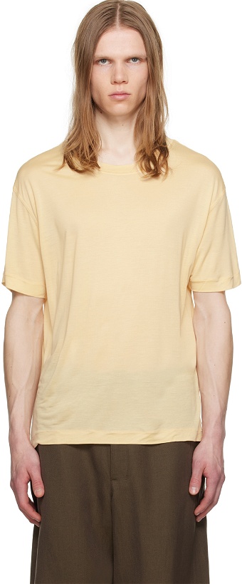 Photo: LEMAIRE Orange Soft T-Shirt