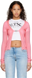 1017 ALYX 9SM Pink Buckle Cardigan