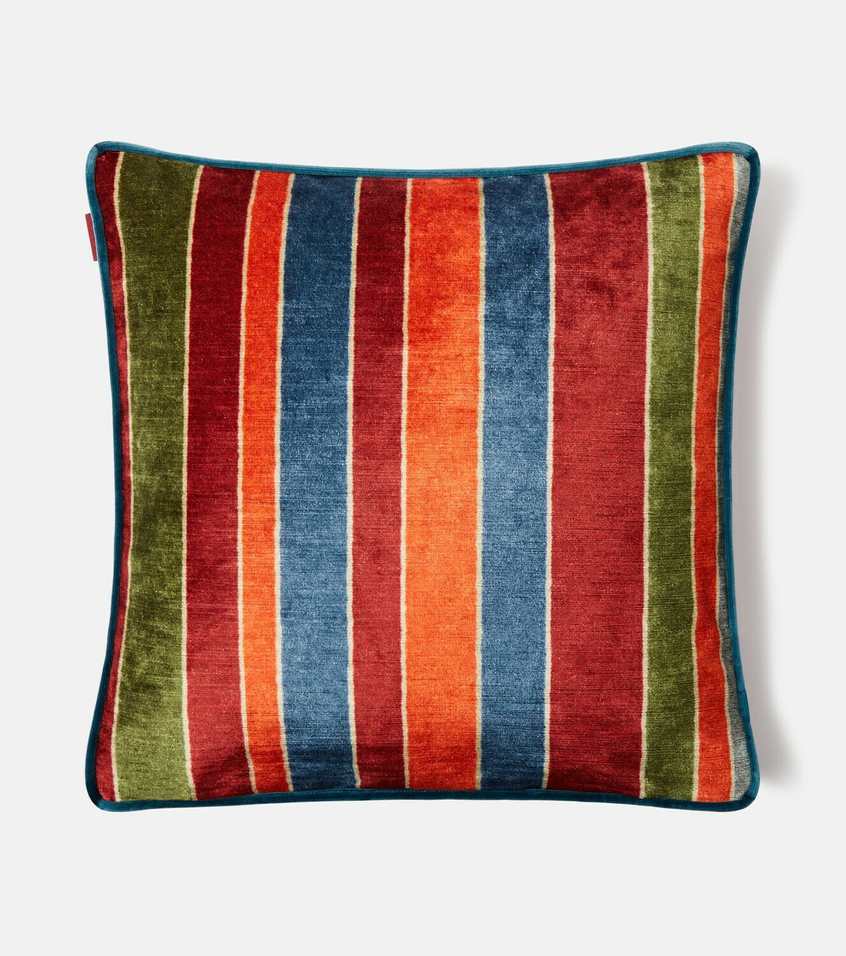 Etro Nimphea floral velvet cushion