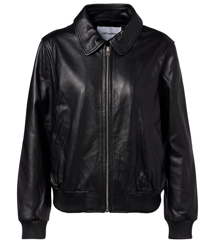 Photo: Yves Salomon Leather jacket