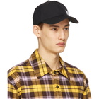 Acne Studios Black Twill Baseball Cap