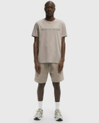 Canada Goose Emersen T-Shirt Embroidered Wordmark Beige Mens Shortsleefe