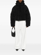 ENTIRE STUDIOS Black Cropped Puffer Jacket